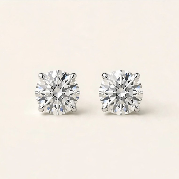 Moissanite earrings