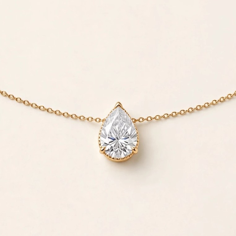 Moissanite necklaces